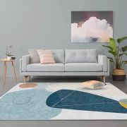 Bohlen Velvet Print Rug - Fine Living