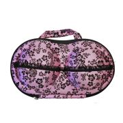 Bra & Panty Organiser Pink Black Lace