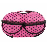 Bra Organiser - Dark Pink Spot