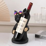 Bulldog Wine Holder - Blue