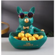 Bulldog with Mini Bowl-Green