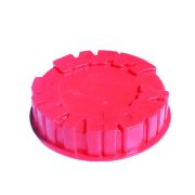 Cake Mould - Happy Birthday Lrg Rnd Red