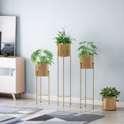 Cassidy Plant Stand 3pc - Brass