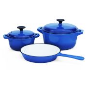 Cast Iron - 5 Piece - Double blue