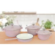 Cast Iron - 7 Piece - Pastel Pink