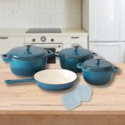 Cast Iron - 7 Piece - Teal