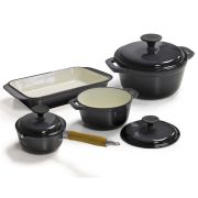 Cast Iron Pot Set - W&J 7pc - Grey