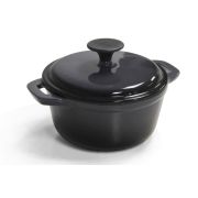 Cast Iron Single FL Med Casserole - Grey