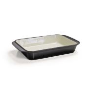 Cast Iron Single FL Roasting Pan - Grey