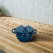 Chef's Delight Cast Iron - 18cm Round Pot - Blue