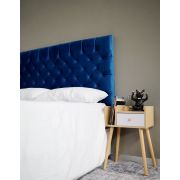 Chicago Headboard - King - Velvet Blue