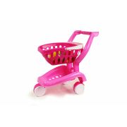 2-in-1 Toy Shopping Cart - Pink/White