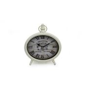 Clock Round White Keys