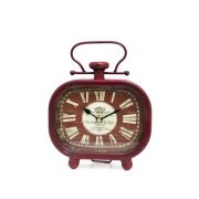 Clock Square Red Crown