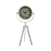 Clock Tripod White