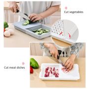 Compartment Cutting Board - Grey