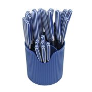 Cutlery in a Stand - Blue