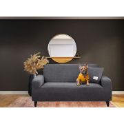 3 Seater Pet Couch Cover - Dark Grey