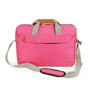 Dasfour laptop bag - Khaki strap Cerise