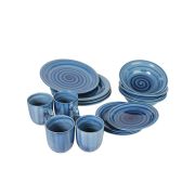 Dinner Service Set - 16 Pieces Blue