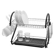 Dish Rack - Double Layer Black