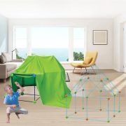 DIY Beaded Luminous Fort Tent with Cloth - 87pc