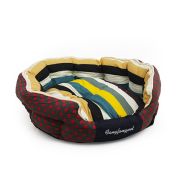 Dog Pad - Round Seperate Cushion Stripe