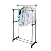 Double-Pole Telescopic Drying Rack