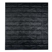 3D Self Adhesive Brick Sticker- Black