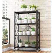 4 Layer Pot Stand - Black