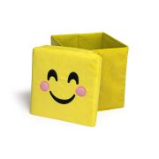 Emoji Ottoman - Blushing