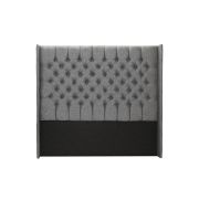 Emperor Headboard Queen - Light Grey