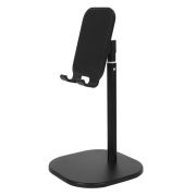 Adjustable Phone & Tablet Metal Desk Stand - Black