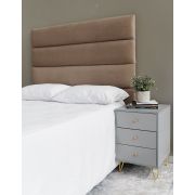 Alabama Headboard - Double - Velvet Brown