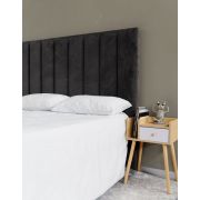 Amsterdam Headboard - King - Velvet Dark Grey