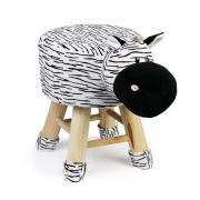 Animal Friends Ottoman - Zebra