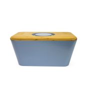 Bamboo Bread Bin - Blue