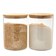 Bamboo Jars-Set of 2-900ml