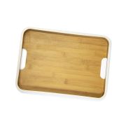 Bamboo Tray - White