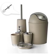 Bathroom Set 6 pcs Creme