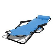 Beach Chair Reclining Blue New