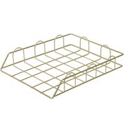 1 Tier Wire Storage Rack - Gold