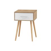 Bedside Pedestal - Stella - White - Fine Living