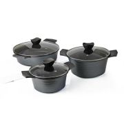 Bellissima Cookware - Wave 6pc - Space Grey