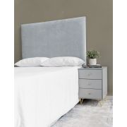 Berlin Headboard - Double - Velvet Light Blue